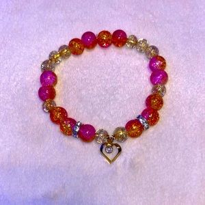 Pink & Gold Bracelet